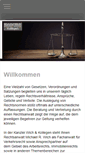 Mobile Screenshot of kanzlei-wich.de